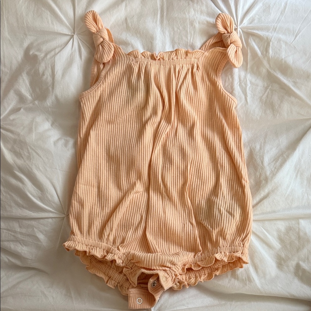 Old navy Peach Ruffled Kids One Piece